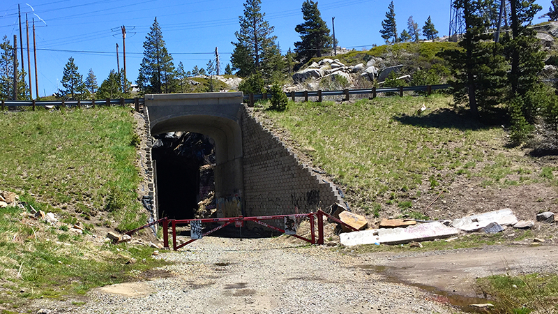 Donner Summit Abandoned Train Tunnels Entrance
