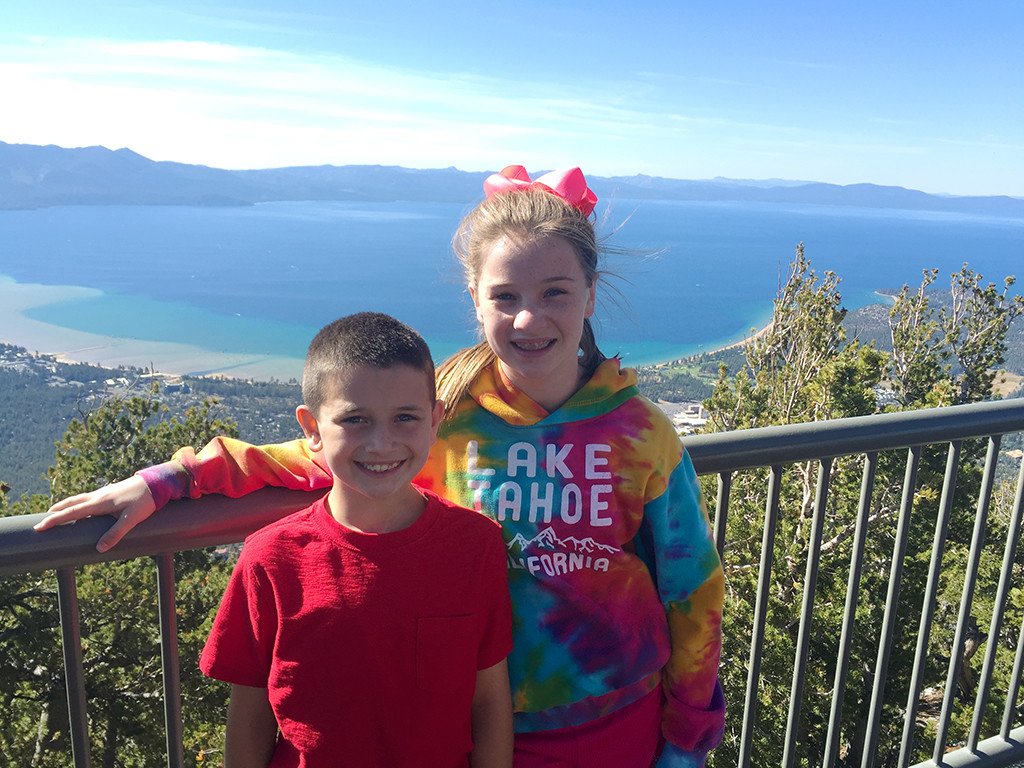 Heavenly Gondola Observation Deck Overlooking Lake Tahoe