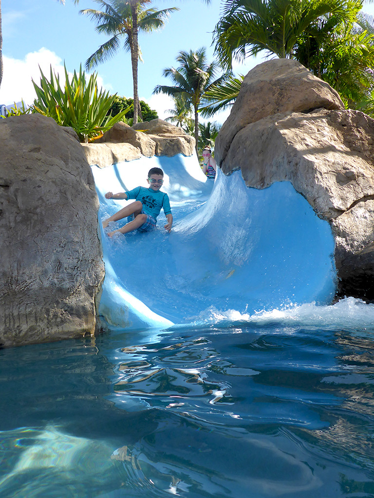 Water Slides At The Grand Wailea