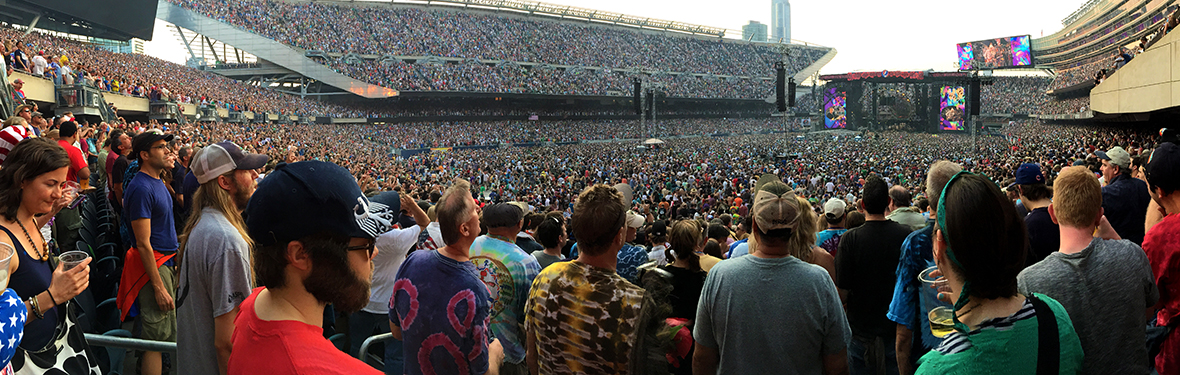 Grateful Dead Fare Thee Well Tour At Soldier Field, Chicago