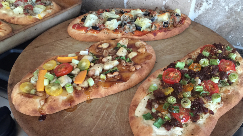 Build Your Own Naan Bread Pizza Night