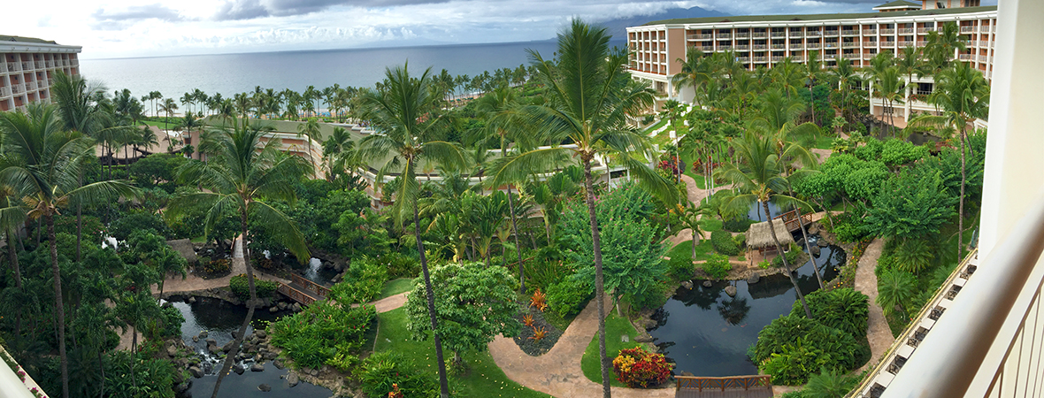 Grand Wailea View From Ocean View Room Balcony