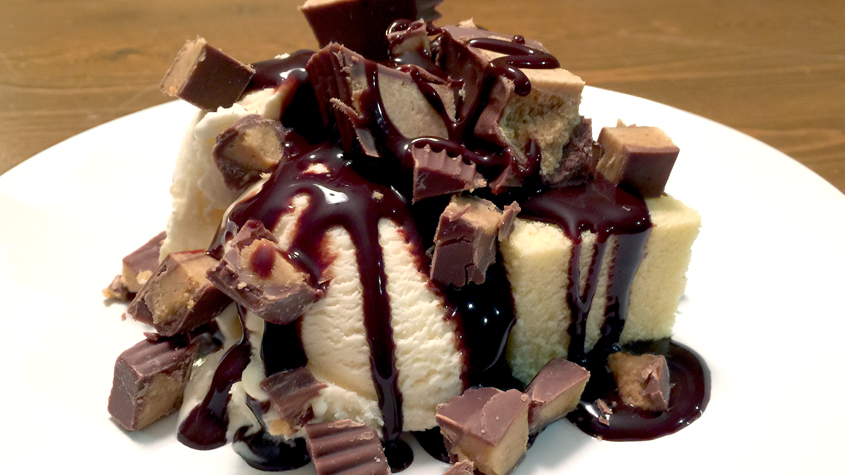 Chocolatey Peanut Butter Cup Pound Cake Dessert Recipe