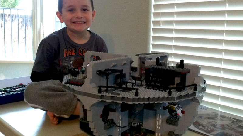 Putting Together The Lego Death Star