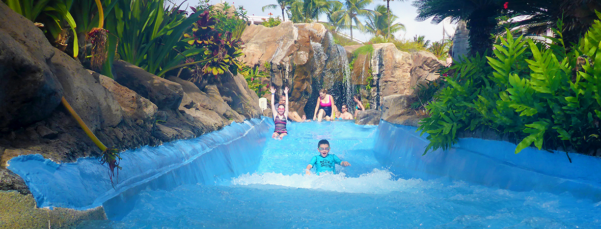 Water Slides At The Grand Wailea