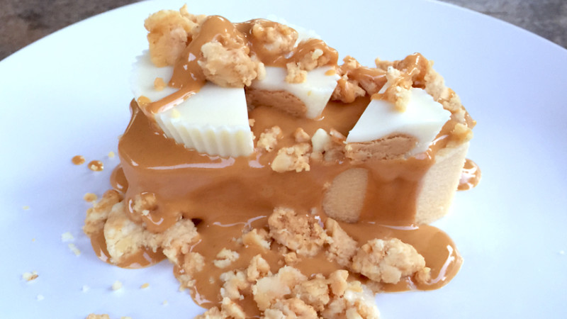 White Chocolate Peanut Butter Cup Cake Dessert Recipe
