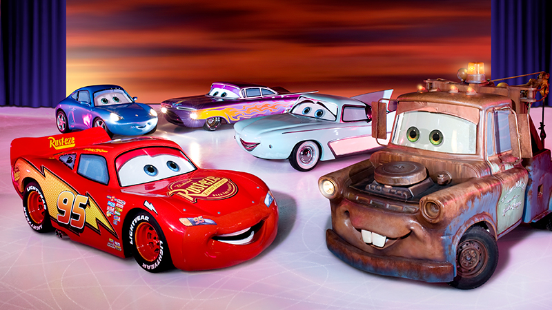 Cars Featured in Disney On Ice at Sacramento's Golden 1 Center