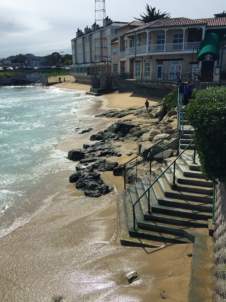 Beach at Cannery Row in Monterey Bay