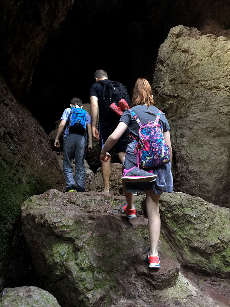 Hiking Into Balconies Cave at Pinnacles National Park