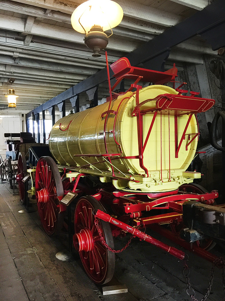 Historic Stables and Wagons At San Juan Bautista State Park