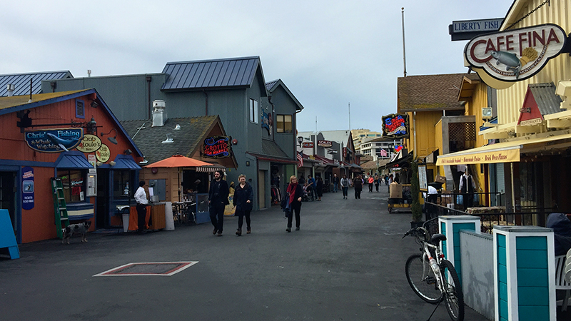 Old Fishermans Wharf In Monterey, California