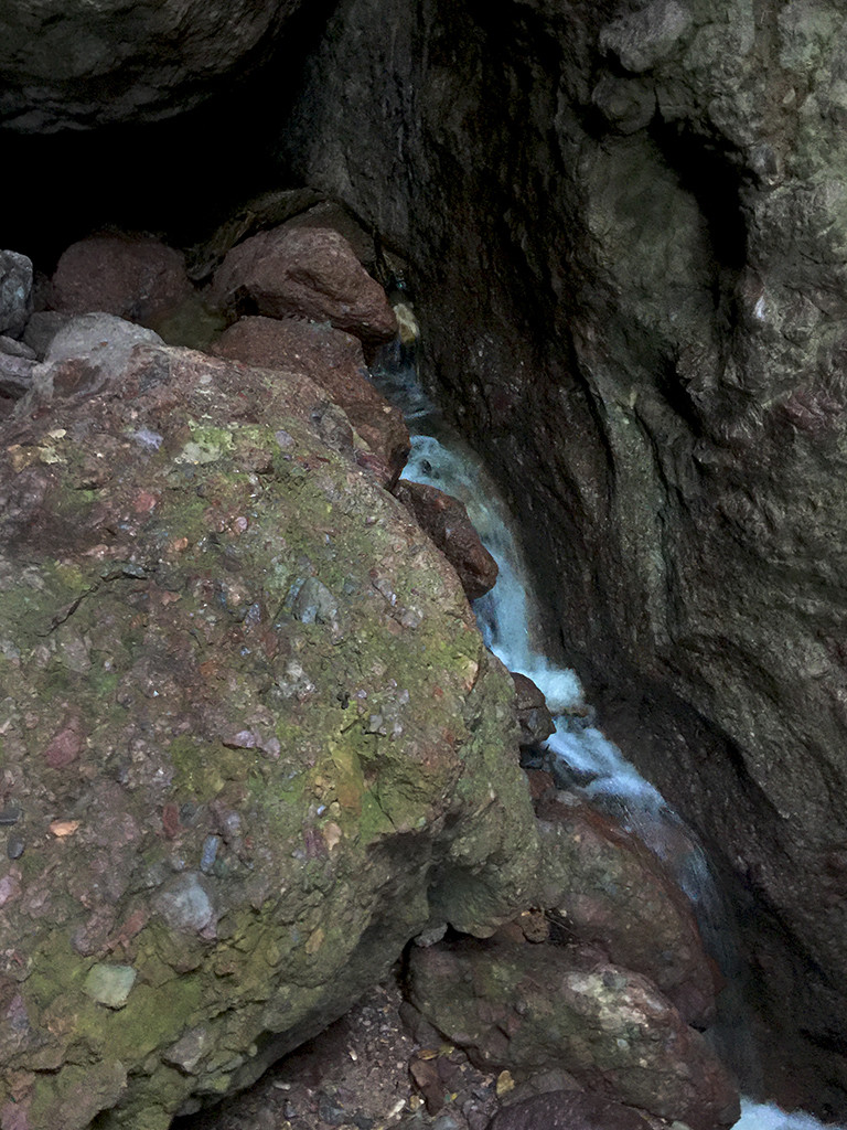 Waterfall Inside Balconies Cave