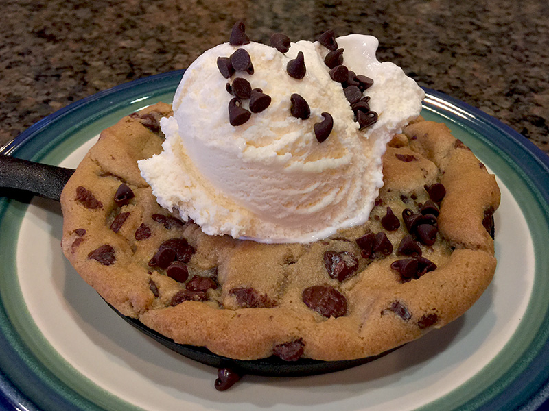 Chocolate Chip Cookie Skillet Dessert Recipe