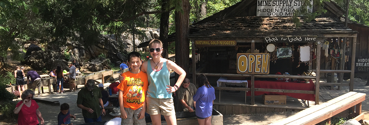 Historic Gold Rush Town in The Sierra Nevada Foothills