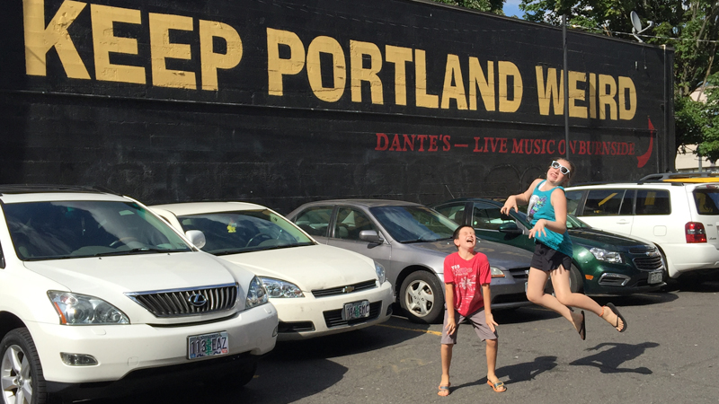 Family Road Trip To Portland, Oregon