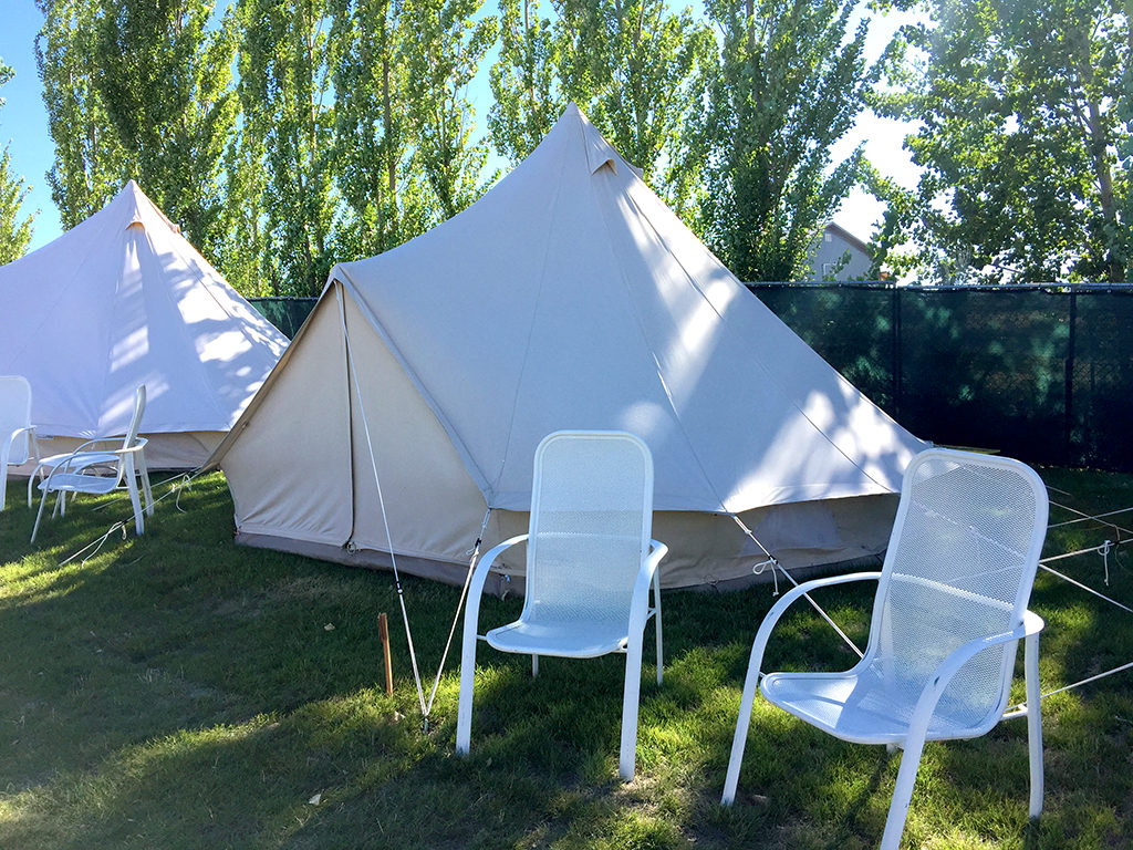 Gorge Oasis Campground Provides Luxury Canvas Tents with Electricity