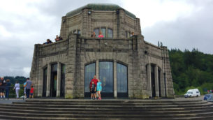 Vista House Observatory at Crown Point On The Historic Columbia River Gorge Scenic Byway