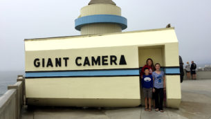 Giant Camera Obscura behind the Cliff House in San Francisco