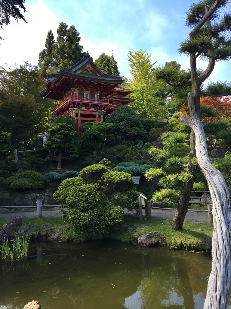 Japanese Tea Garden Pagoda in San Francisco