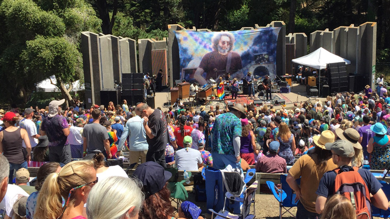 Jerry Day at the Jerry Garcia Amphitheater in Mclaren Park, San Francisco