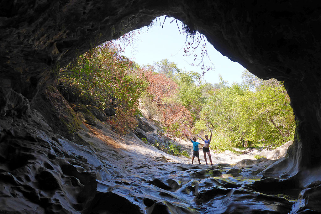 Natural Bridges Cave And Hiking Trail In Vallecito, California