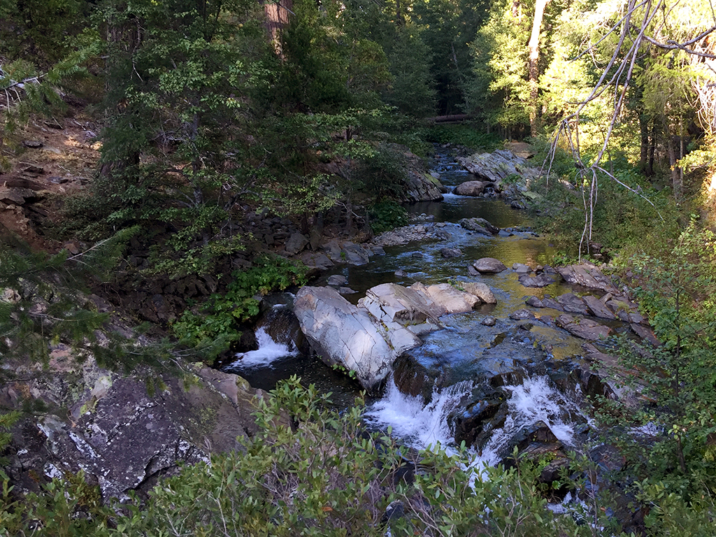 North Fork Falls Waterfall And Swimming Hole At Emigrant Gap