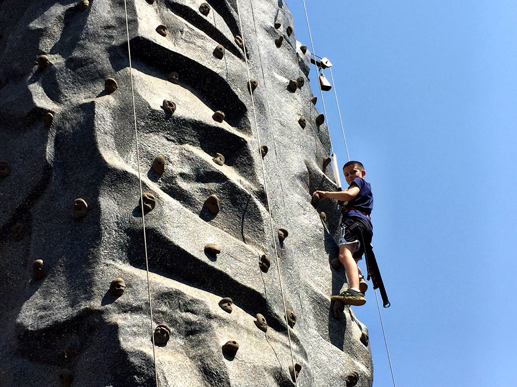 Rock Climbing at Moaning Cavern Adventure Park