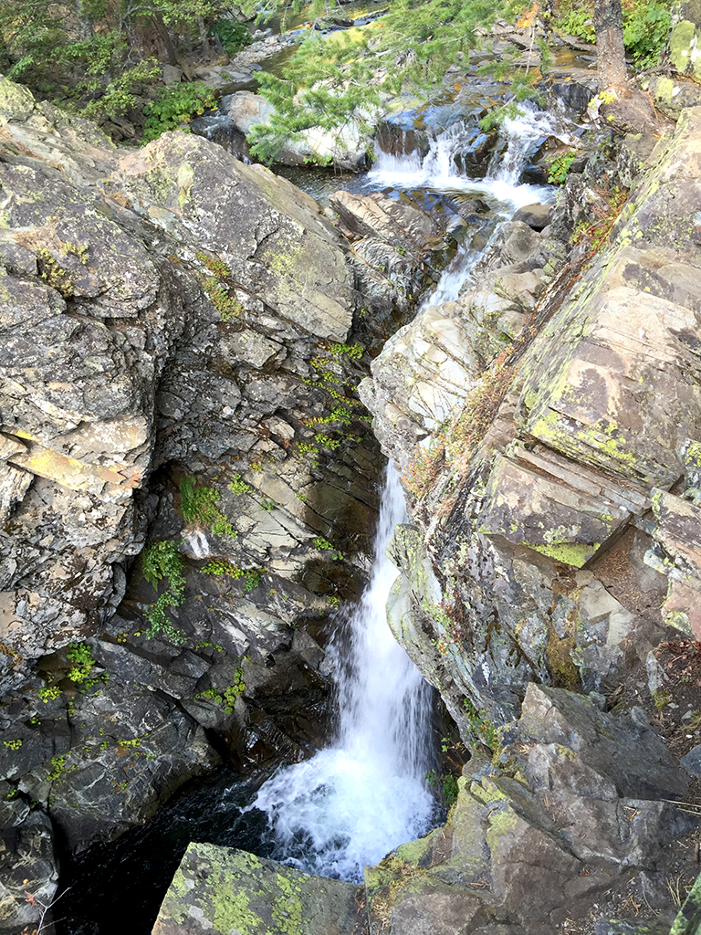North Fork Falls Waterfall And Swimming Hole At Emigrant Gap