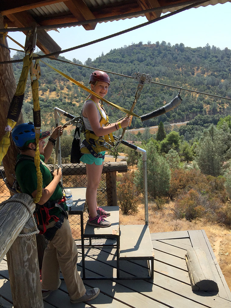 Zip Line Adventure in Calaveras County, California