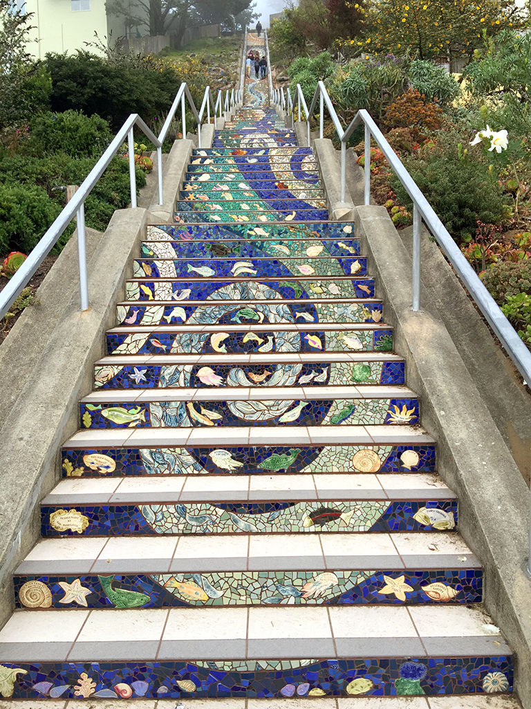 16th Avenue Tiled Steps, Golden Gate Heights, San Francisco