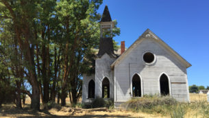 Old Methodist Church in Grass Valley, Oregon