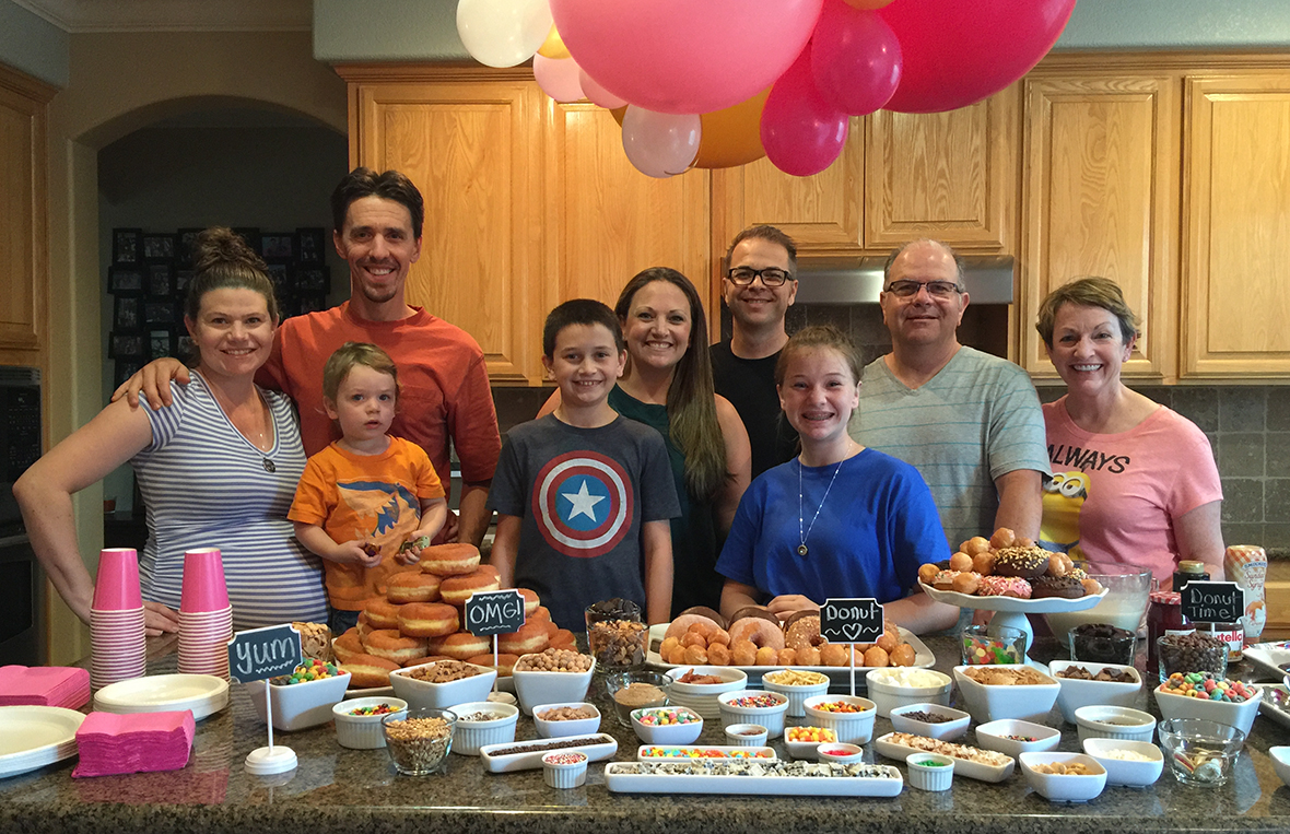Family Donut Themed Birthday Party For Those Who Don't Like Cake