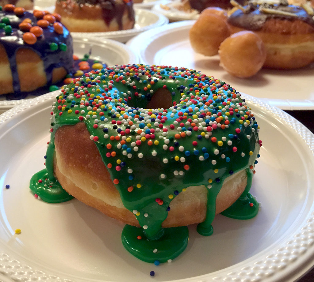 Green Spinkle Donut