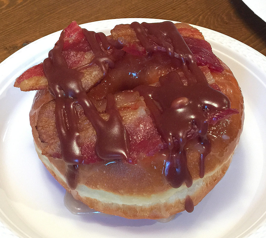 Maple Bacon Chocolate Donut