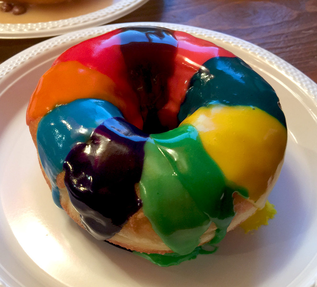 Artist's Palette Rainbow Donut