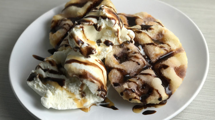 Sugared Puff Pastry Dessert Waffles