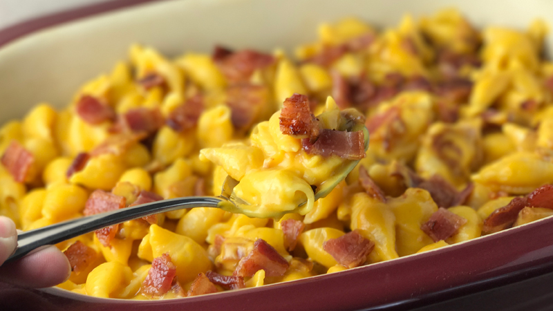 Creamy Dairy Free Bacon Mac And Cheese