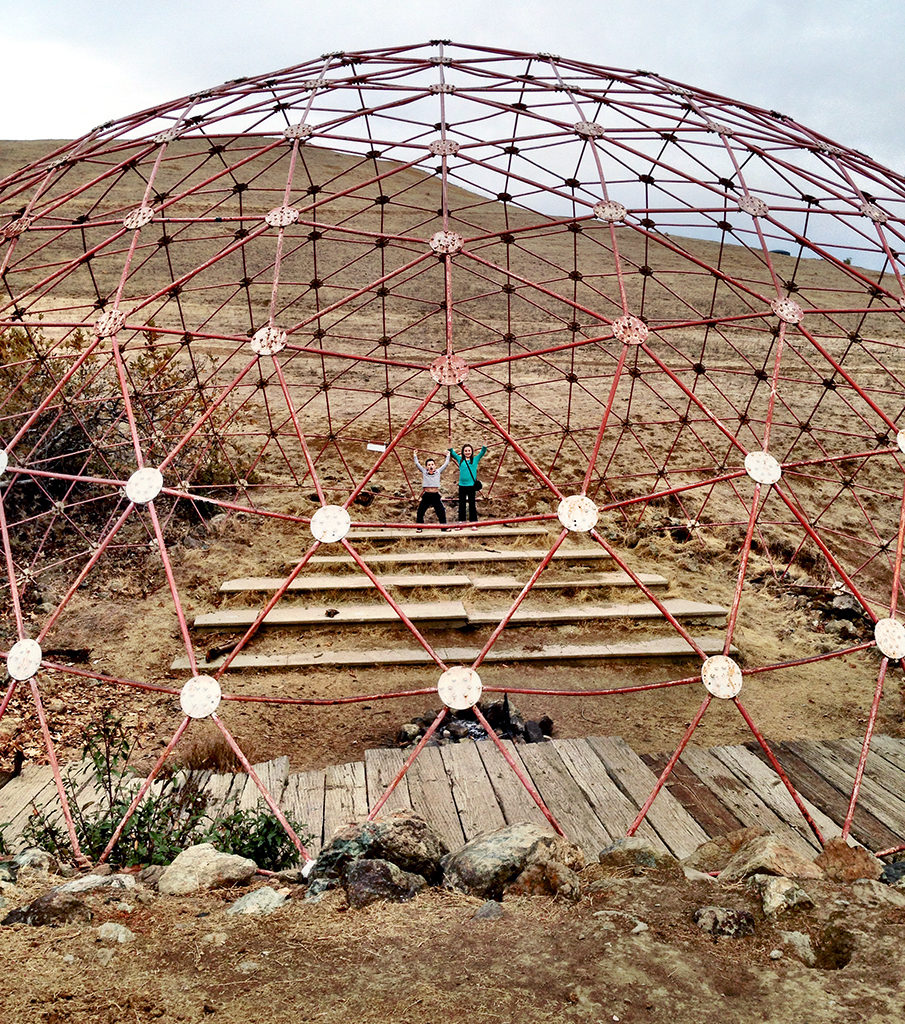 Hiking Past A Geodesic Dome in Poly Canyon