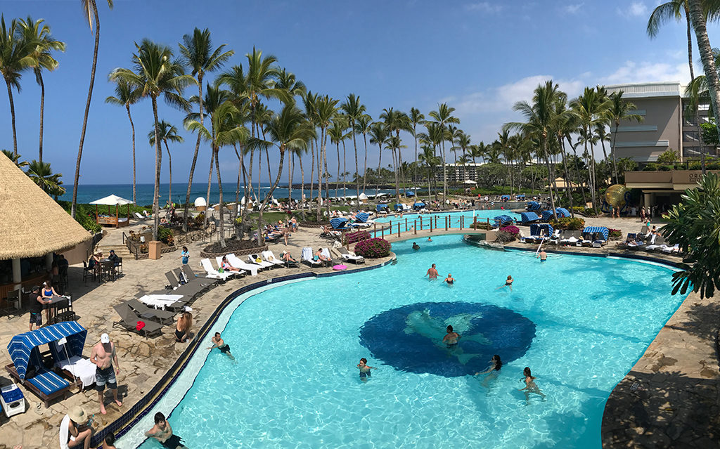 Kona Pool Near the Orchid Market at Hilton Waikoloa Village Resort