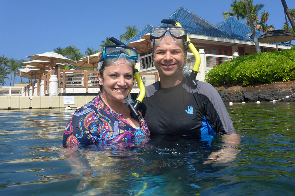 Protected Snorkeling Area for Families at Hilton's Waikoloa Village