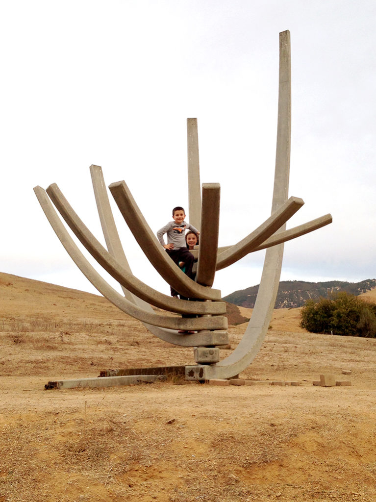 Thin Blade Structure at Cal Poly's Architecture Graveyard