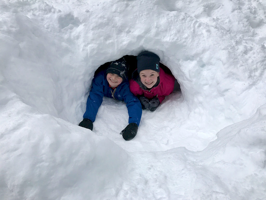 Kids Snow Cave