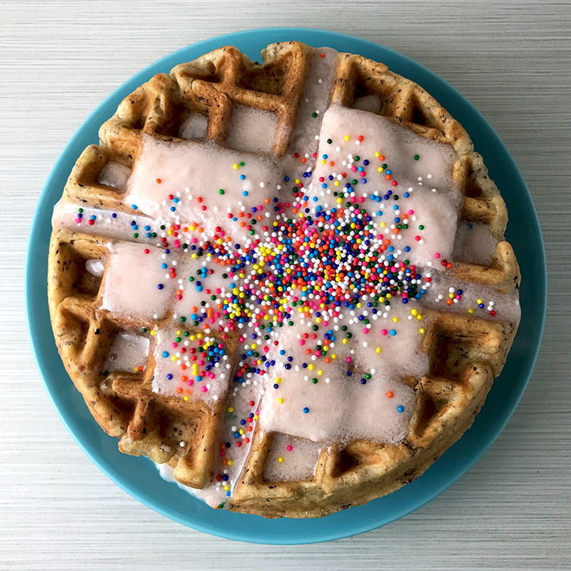 Put those Leftover Birthday Party Cupcakes To Use And Make Cupcake Waffles