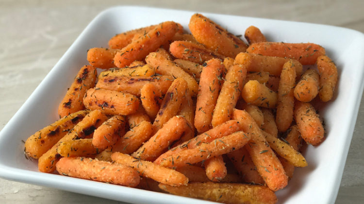 Garlic Thyme Roasted Baby Carrots