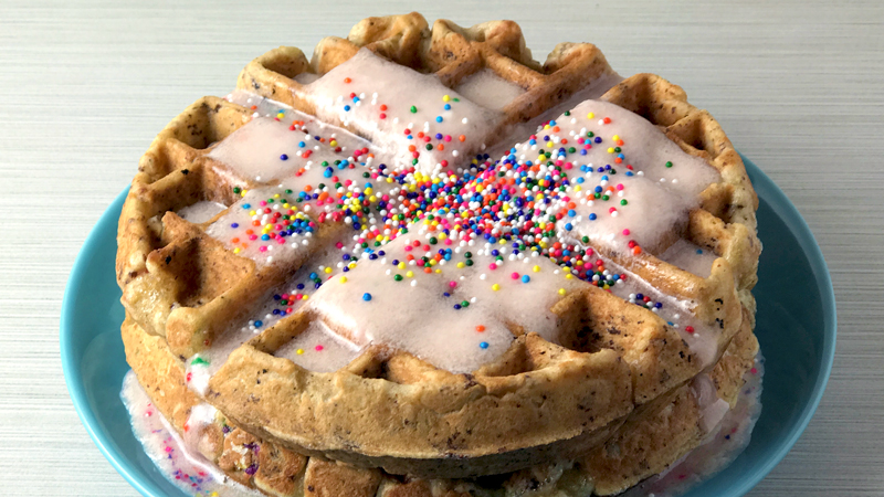 Turn Leftover Cupcakes Into Delicious Cupcake Waffles