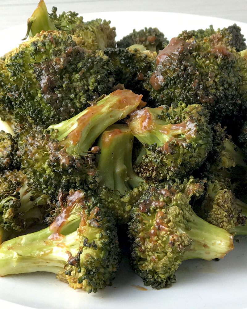Whole30 Oven Roasted Sweet Barbecue Broccoli Recipe