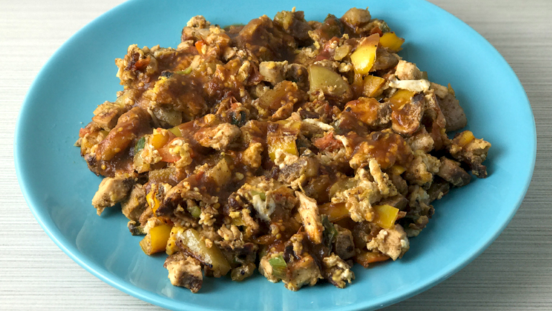 Whole30 Ranchero Chicken Breakfast Scramble Recipe