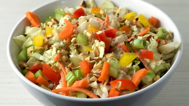 Whole30 Vegetable Ranch Salad