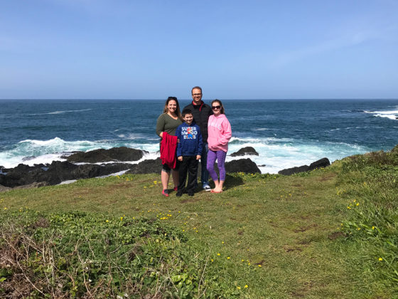 Bourn Family at Russian Gulch State Park