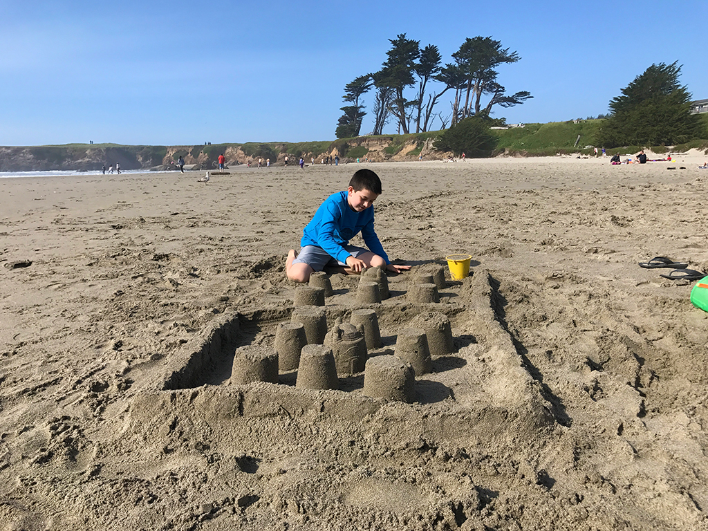 Pudding Creek Beach And Pudding Creek Trestle In Fort Bragg